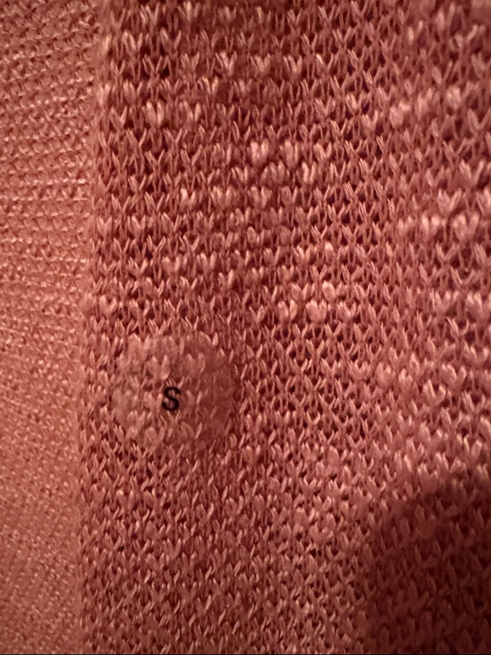 NWT Aeropostale open cardigan relaxed loose fit Sz S coral. Msrp $45. Side slits - Picture 4 of 6